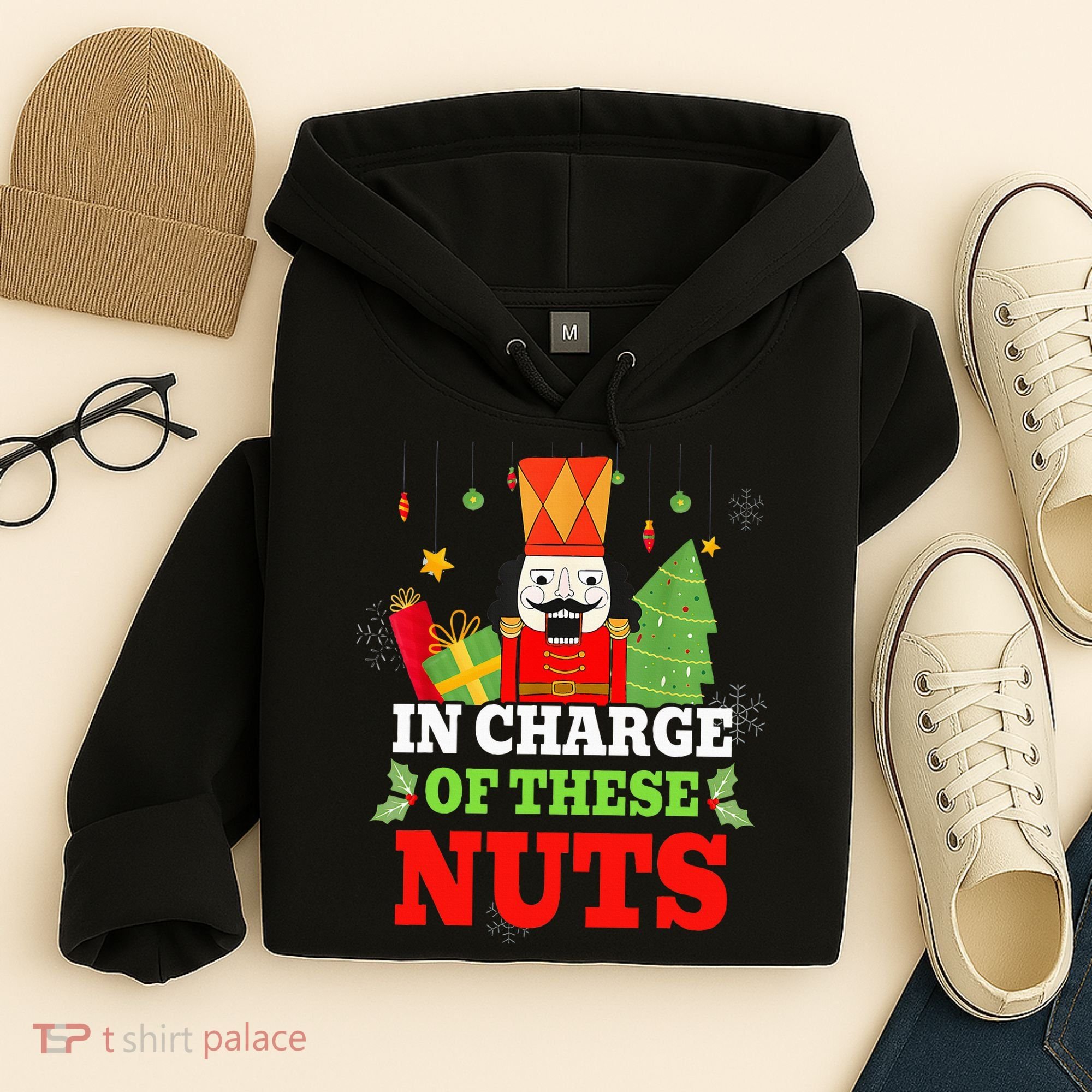 IN CHARGE OF THESE NUTS! Nutcracker Christmas Ballet Meme  Hoodie