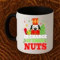 IN CHARGE OF THESE NUTS! Nutcracker Christmas Ballet Meme  Coffee Mug thumb 2