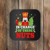 IN CHARGE OF THESE NUTS! Nutcracker Christmas Ballet Meme  Coaster thumb 0