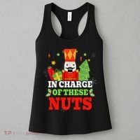IN CHARGE OF THESE NUTS! Nutcracker Christmas Ballet Meme  Women's Tank Top thumb 3