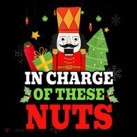 IN CHARGE OF THESE NUTS! Nutcracker Christmas Ballet Meme  Toddler Hoodie thumb 2