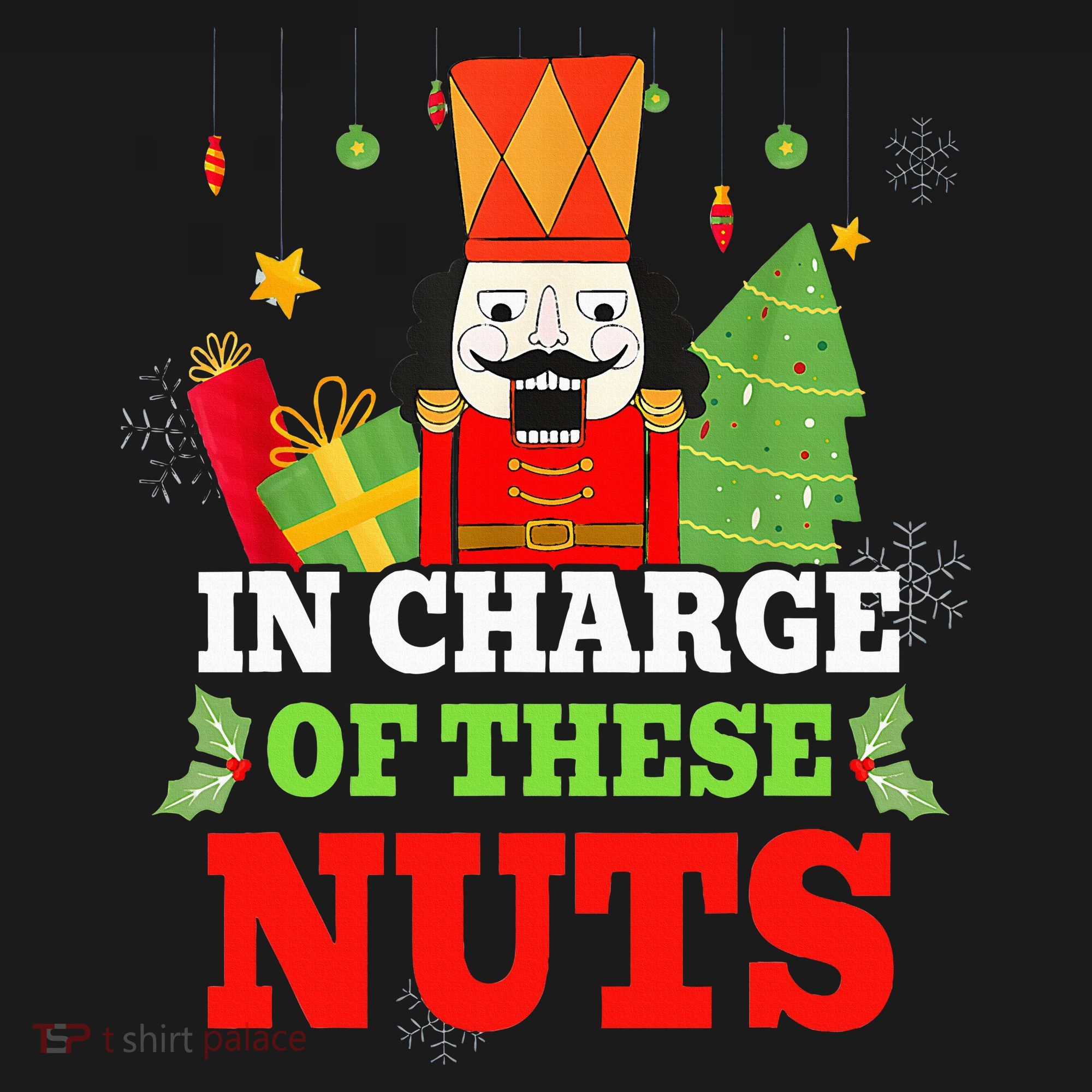IN CHARGE OF THESE NUTS! Nutcracker Christmas Ballet Meme  Kids Long Sleeve Shirt