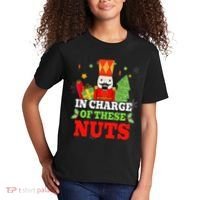 IN CHARGE OF THESE NUTS! Nutcracker Christmas Ballet Meme  Kids T-Shirt thumb 2