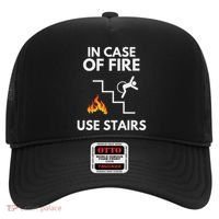 In Case Of Fire Use Stairs Funny Disabled Wheelchair Hat thumb 0