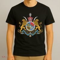 Imperial Coat Of Arms Of Iran T-Shirt thumb 3
