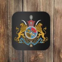 Imperial Coat Of Arms Of Iran Coaster thumb 0