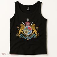 Imperial Coat Of Arms Of Iran Tank Top thumb 2