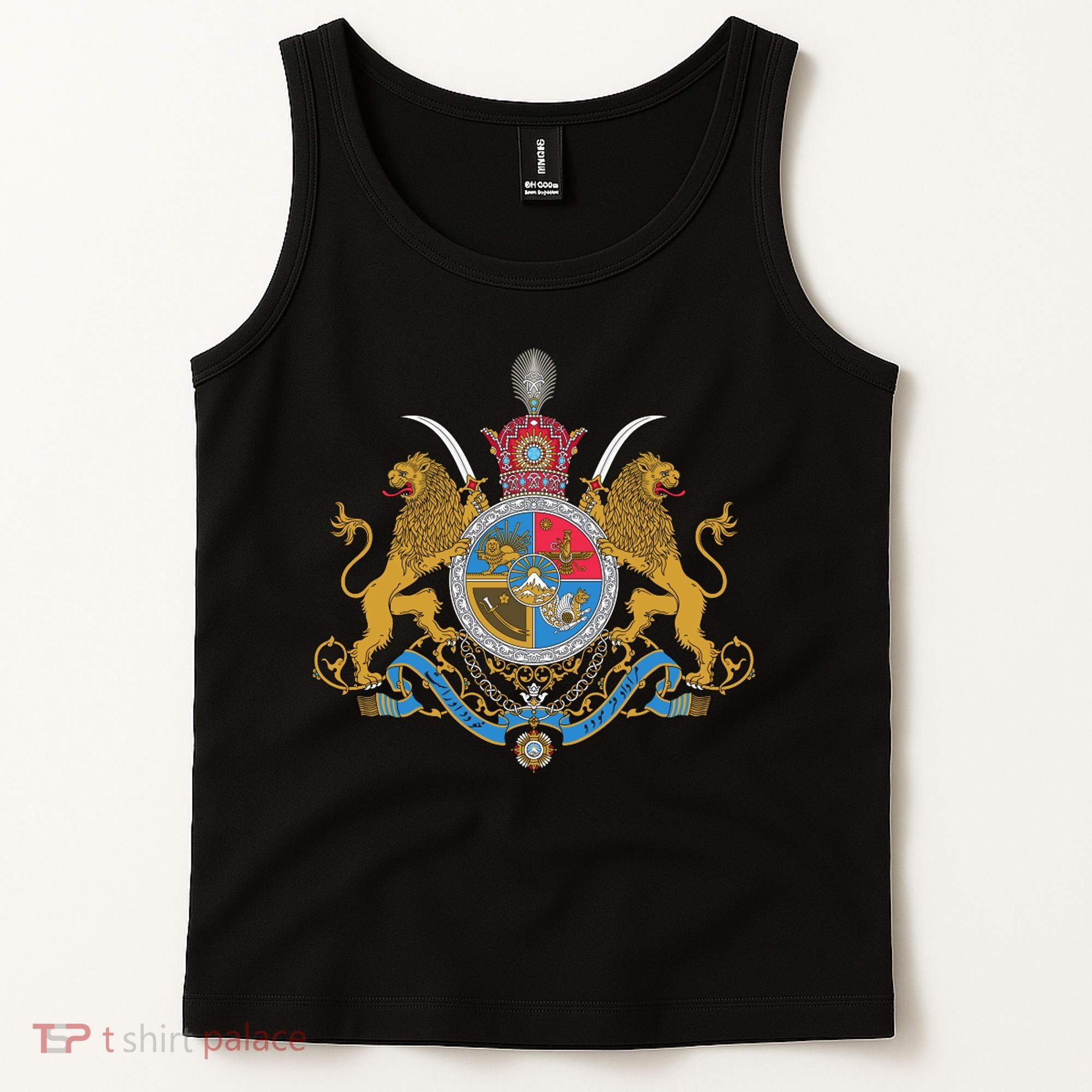 Imperial Coat Of Arms Of Iran Tank Top