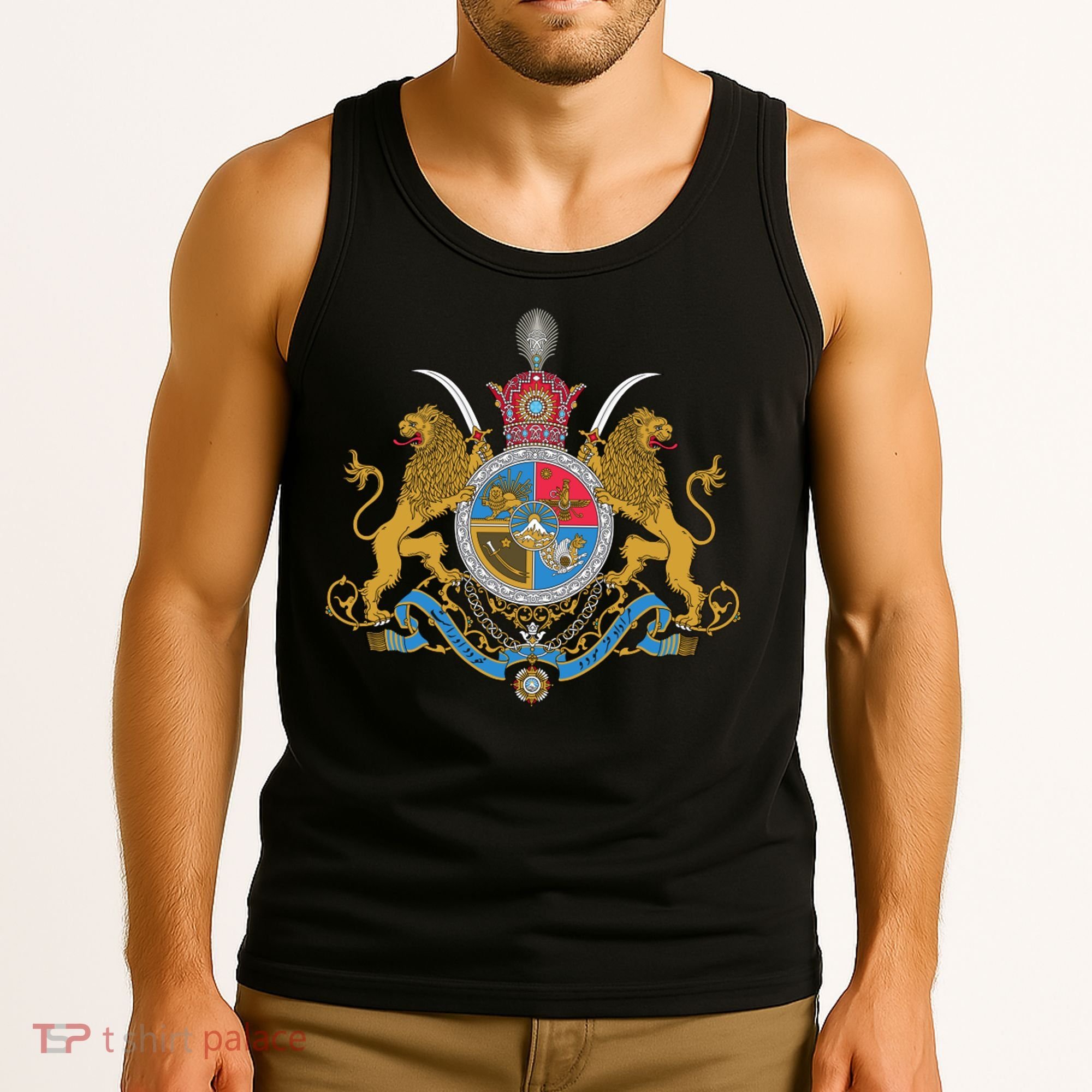 Imperial Coat Of Arms Of Iran Tank Top