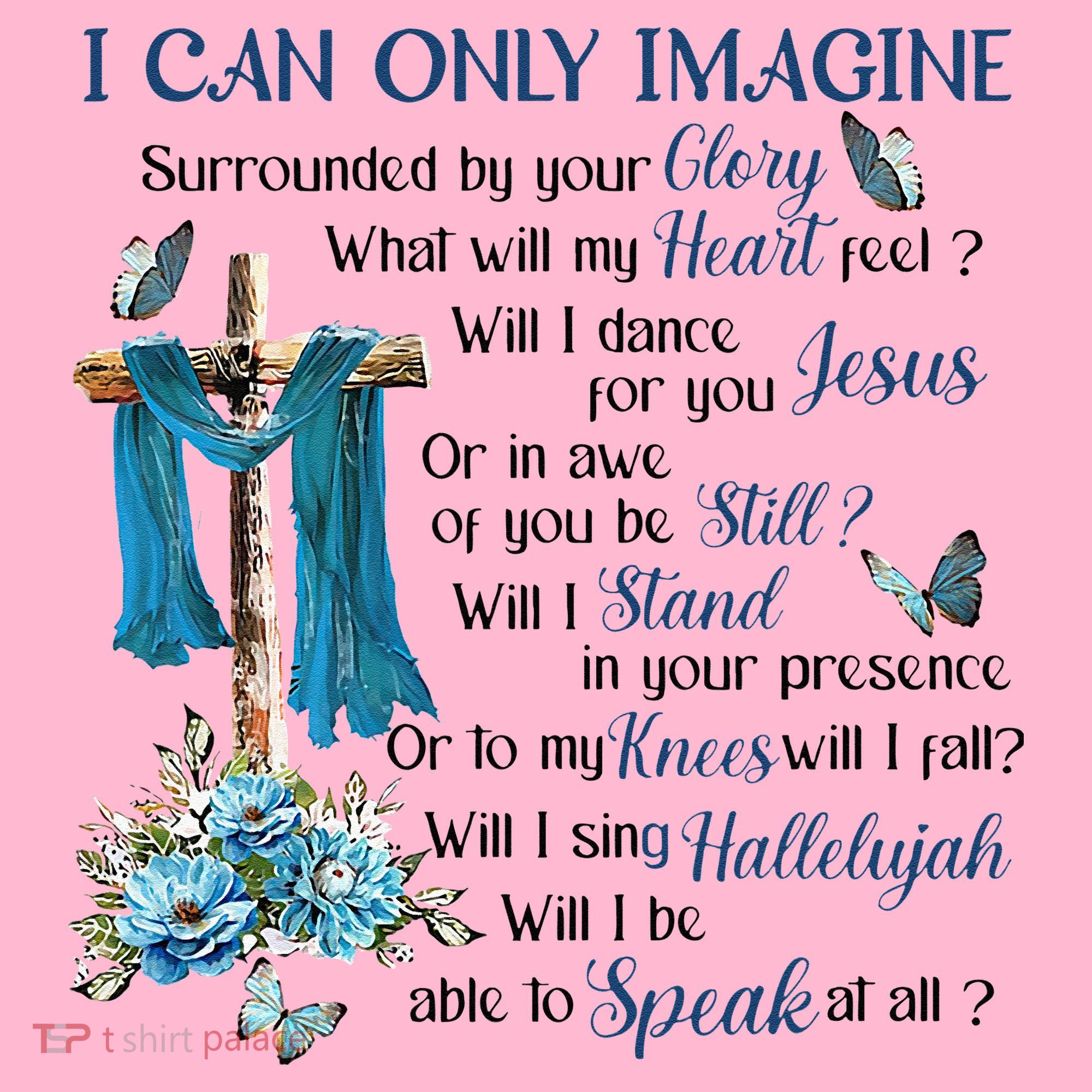 I Can Only Imagine Surrounded By Your Glory Heaven Coaster