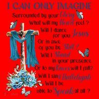 I Can Only Imagine Surrounded By Your Glory Heaven Santa Hat thumb 1