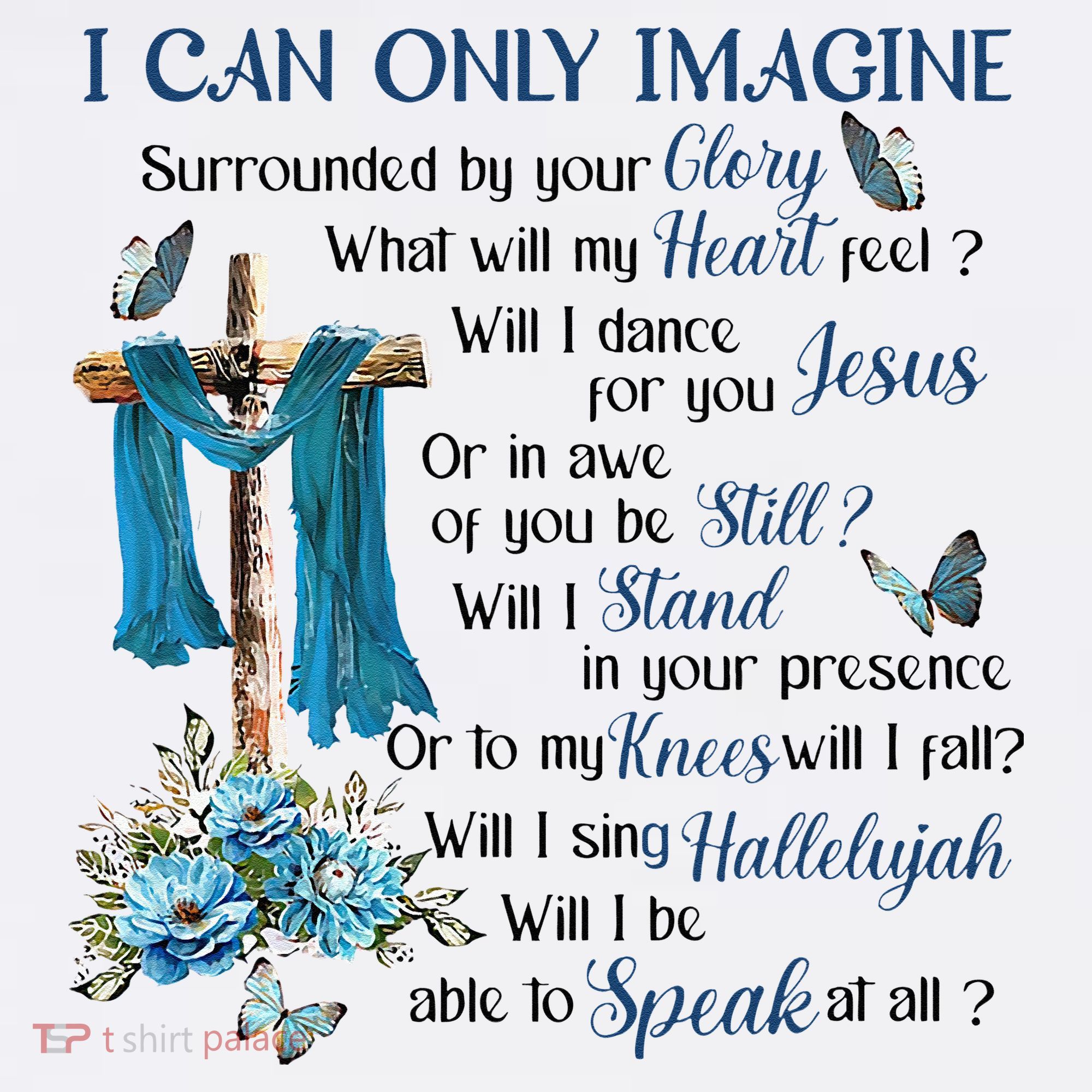 I Can Only Imagine Surrounded By Your Glory Heaven Women's Tank Top
