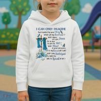 I Can Only Imagine Surrounded By Your Glory Heaven Kids Hoodie thumb 3