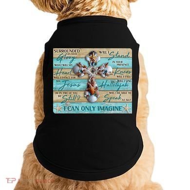 I Can Only Imagine Faith Sea Shell Cross Doggie Tank