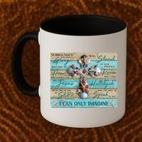 I Can Only Imagine Faith Sea Shell Cross Coffee Mug thumb 2