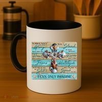 I Can Only Imagine Faith Sea Shell Cross Coffee Mug thumb 4