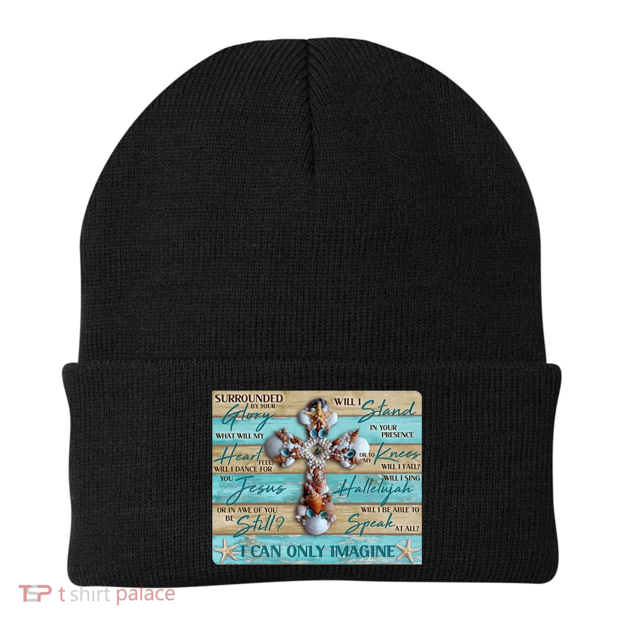 I Can Only Imagine Faith Sea Shell Cross Beanie