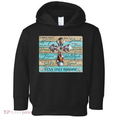 I Can Only Imagine Faith Sea Shell Cross Toddler Hoodie