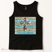 I Can Only Imagine Faith Sea Shell Cross Tank Top thumb 2