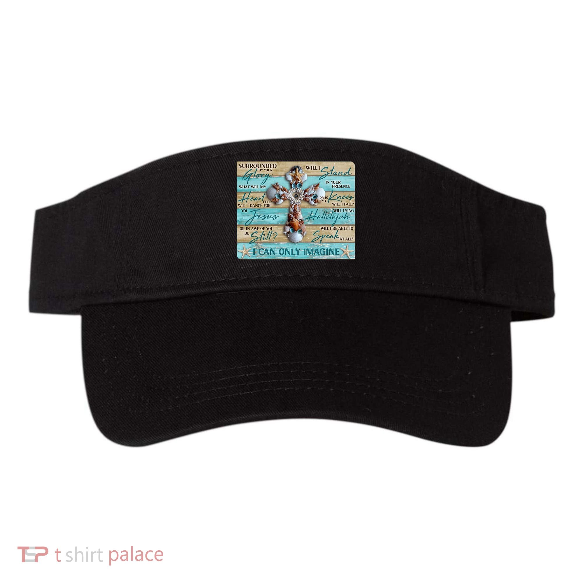 I Can Only Imagine Faith Sea Shell Cross Visor