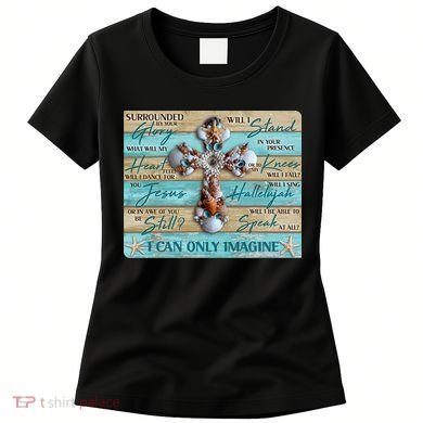 I Can Only Imagine Faith Sea Shell Cross Women's T-Shirt