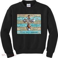 I Can Only Imagine Faith Sea Shell Cross Kids Sweatshirt thumb 0