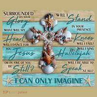 I Can Only Imagine Faith Sea Shell Cross Polo thumb 2