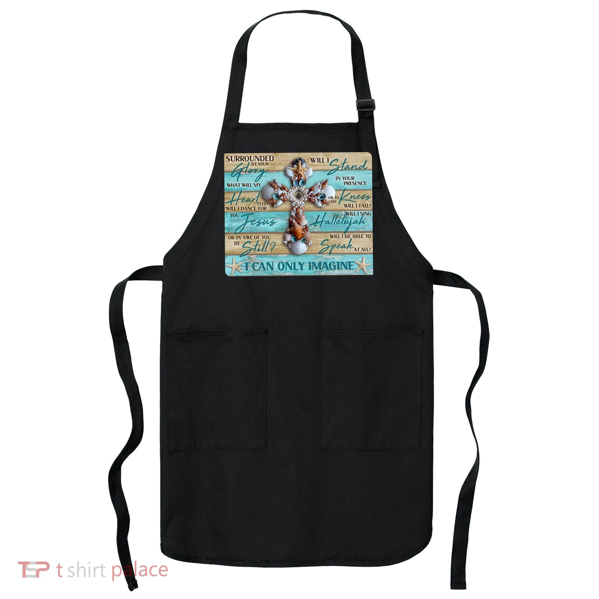 I Can Only Imagine Faith Sea Shell Cross Apron