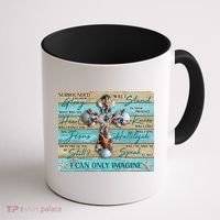 I Can Only Imagine Faith Sea Shell Cross Coffee Mug thumb 1