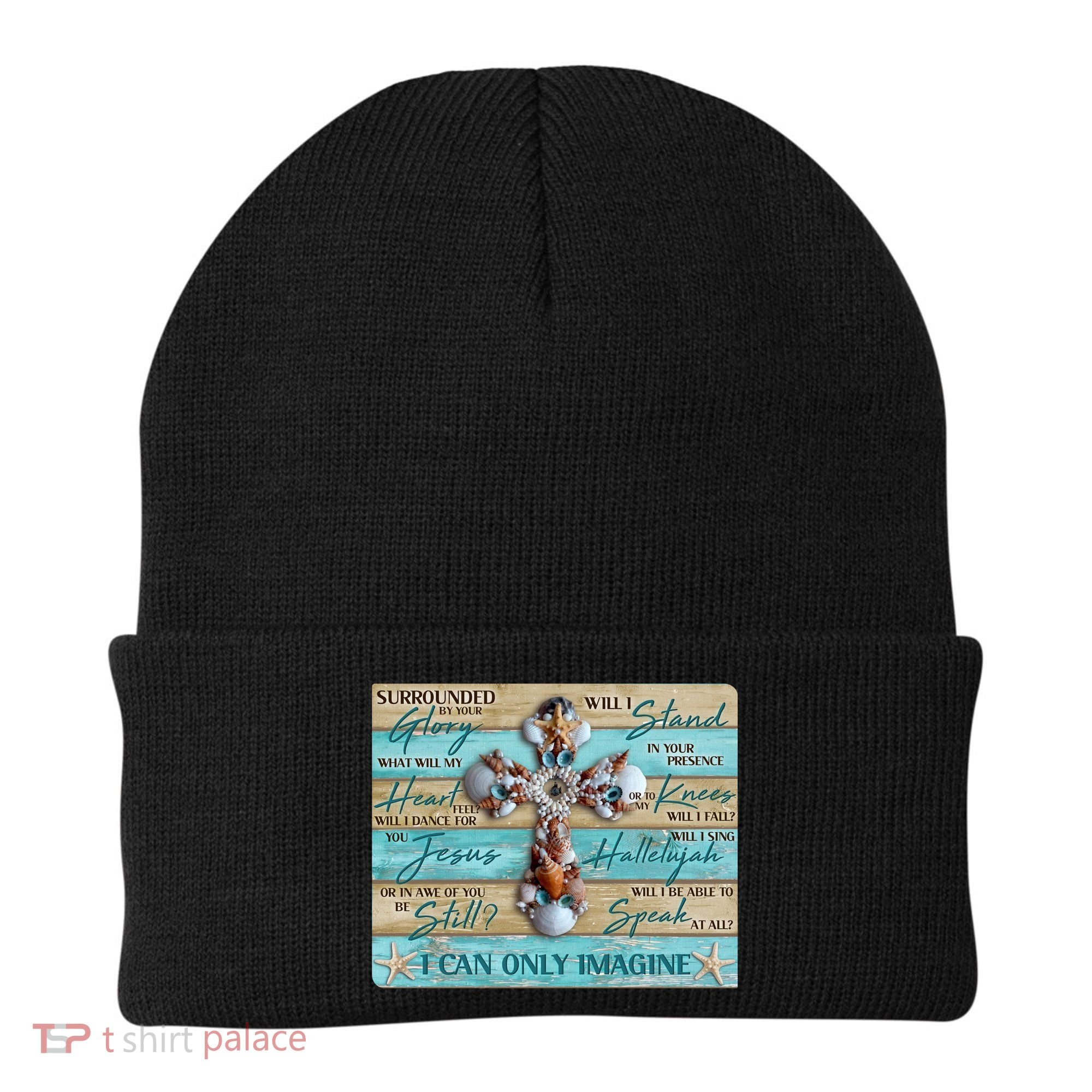 I Can Only Imagine Faith Sea Shell Cross Beanie