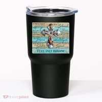 I Can Only Imagine Faith Sea Shell Cross Tumbler thumb 0