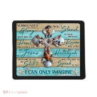 I Can Only Imagine Faith Sea Shell Cross Mousepad thumb 0