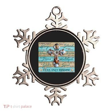 I Can Only Imagine Faith Sea Shell Cross Ornament