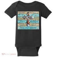I Can Only Imagine Faith Sea Shell Cross Baby Bodysuit thumb 0