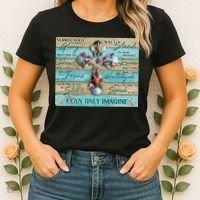I Can Only Imagine Faith Sea Shell Cross Women's T-Shirt thumb 2