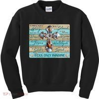 I Can Only Imagine Faith Sea Shell Cross Kids Sweatshirt thumb 0