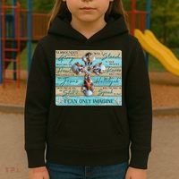 I Can Only Imagine Faith Sea Shell Cross Kids Hoodie thumb 3
