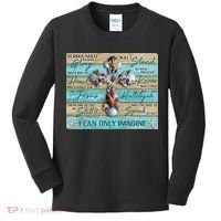 I Can Only Imagine Faith Sea Shell Cross Kids Long Sleeve Shirt thumb 0
