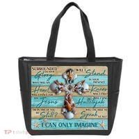 I Can Only Imagine Faith Sea Shell Cross Tote Bag thumb 0