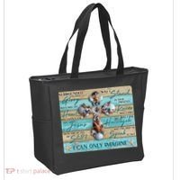 I Can Only Imagine Faith Sea Shell Cross Tote Bag thumb 2