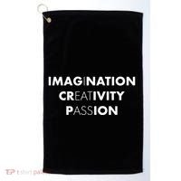 Imagination Creativity Passion I Eat Ass Golf Towel thumb 0