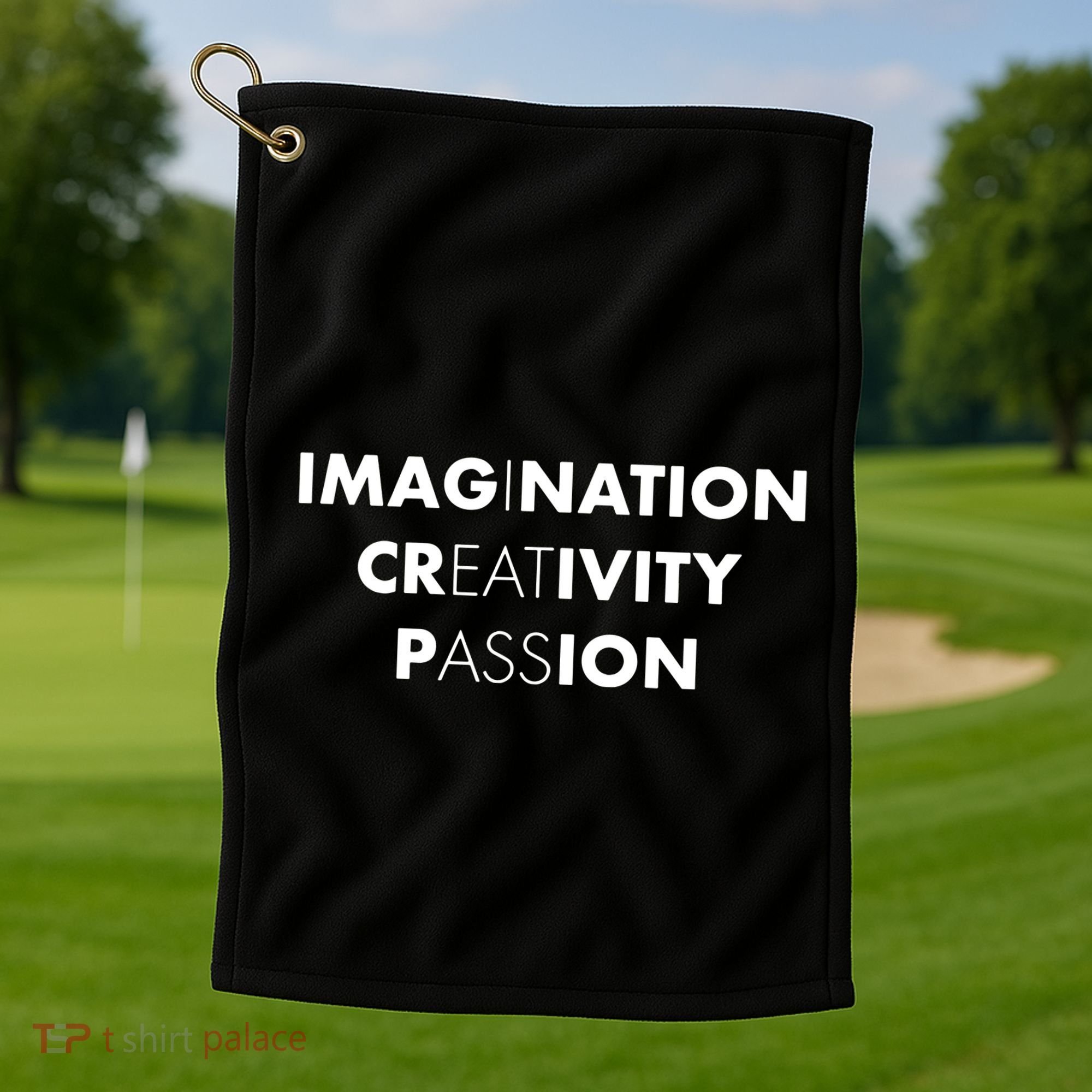 Imagination Creativity Passion I Eat Ass Golf Towel