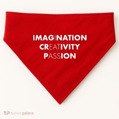 Imagination Creativity Passion I Eat Ass USA-Made Doggie Bandana