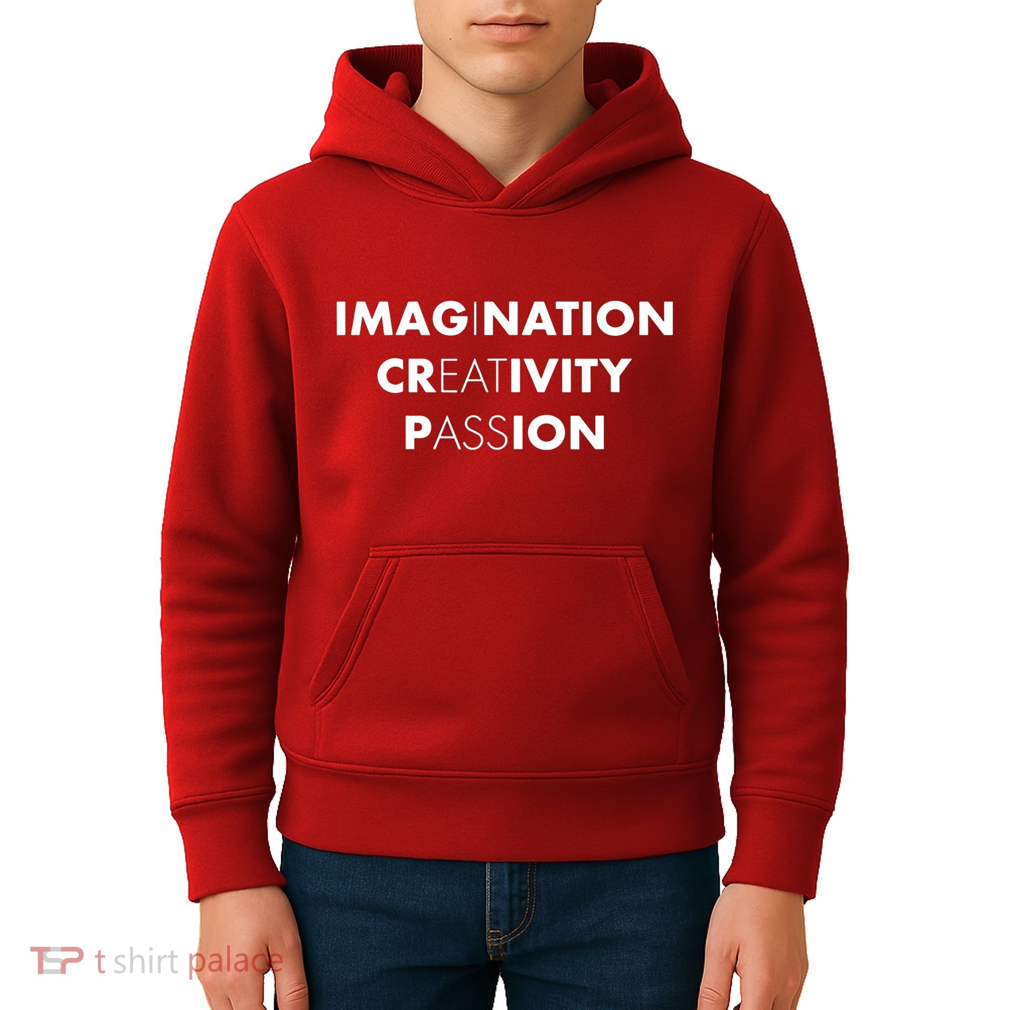 Imagination Creativity Passion I Eat Ass Kids Hoodie