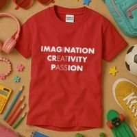 Imagination Creativity Passion I Eat Ass Kids T-Shirt thumb 3