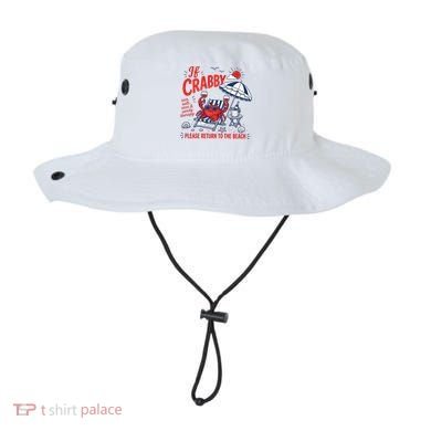 If Crabby Please Return To The Beach Funny Crab Summer Bucket Hat