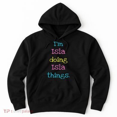 Isla Cute Personalized Text 's Gift Top For Hoodie