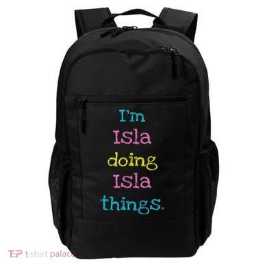 Isla Cute Personalized Text 's Gift Top For Backpack