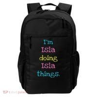 Isla Cute Personalized Text 's Gift Top For Backpack thumb 0