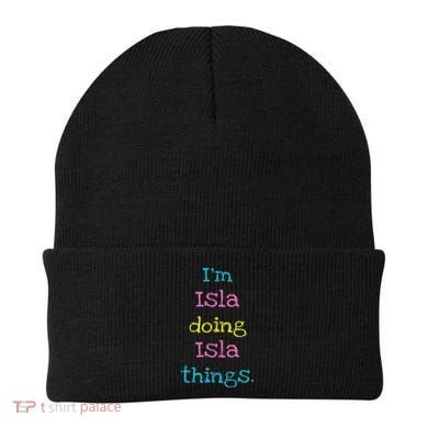 Isla Cute Personalized Text 's Gift Top For Beanie
